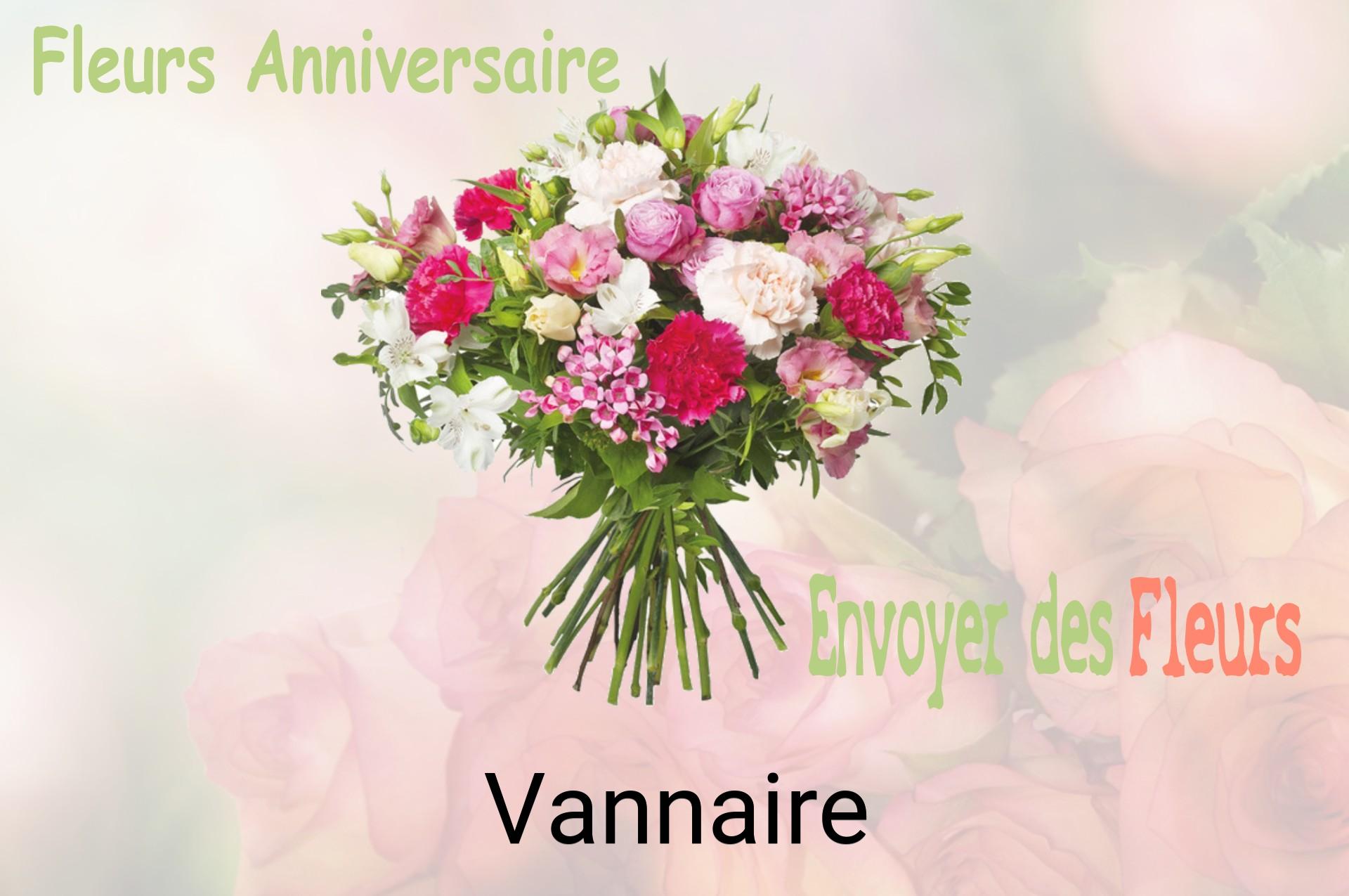 Bouquet de fleurs d’anniversaire livré à Vannaire